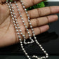 SJ SHUBHAM JEWELLRS 925 Pure Silver Beads Jaap Mala for Pooja (54 Beads) Unisex Both for Men & Women (5 MM) - JewelYaari By Shubham Jewellers