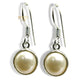 JewelYaariâ¢ by JewelYaariâ¢Pure 925 Sterling Silver Hoop Dangle Earrings for Women and Girls, Multiple Colors, pearl,amethyst,turquoise, red, Clear Crystals