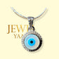 JEWELYAARIâ¢ By SJ Stylish Evil Eye Necklace Pendant Third Blue Eyes Amulet Protection Pendant for Girls, Women, Mens and Children (Evil Eye Pendant Only)