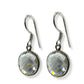 JewelYaariâ¢ by JewelYaariâ¢Pure 925 Sterling Silver Hoop Dangle Earrings for Women and Girls, Multiple Colors, pearl,amethyst,turquoise, red, Clear Crystals