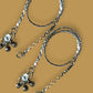 JEWELYAARIâ¢ 925 Silver Vintage charm anklets handmade chain anklet Payal crafted from sterling silver for Womens and Girls