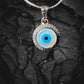 JEWELYAARIâ¢ By SJ Stylish Evil Eye Necklace Pendant Third Blue Eyes Amulet Protection Pendant for Girls, Women, Mens and Children (Evil Eye Pendant Only)