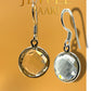 JewelYaariâ¢ by JewelYaariâ¢Pure 925 Sterling Silver Hoop Dangle Earrings for Women and Girls, Multiple Colors, pearl,amethyst,turquoise, red, Clear Crystals