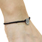Shubham Jewellers Rehti 925 Oxidised Black Thread Owl Silver Nazarbattu/Nazaiya Anklet/Bracelet for Girls, Women and Children with Silver Ghunghroo