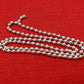 SJ SHUBHAM JEWELLRS 925 Pure Silver Beads Jaap Mala for Pooja (54 Beads) Unisex Both for Men & Women (5 MM) - JewelYaari By Shubham Jewellers