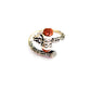 Shubham Jewellers Rehti 925 92.5 Sterling Silver Rudraksha Bahubali Trishool Ring for Men and Boys 9gm - JewelYaari By Shubham Jewellers