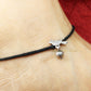 SJ SHUBHAM JEWELLERS Rehti 925 Oxidised Silver Black Thread Bird Nazarbattu/Nazaiya Anklet/Bracelet for Girls, Women and Children with Silver Ghunghroo